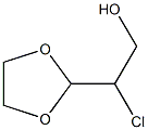 1,3-Dioxolane-2-ethanol,  -bta--chloro- 结构式