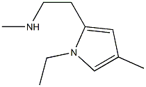 1H-Pyrrole-2-ethanamine,1-ethyl-N,4-dimethyl-(9CI) 结构式