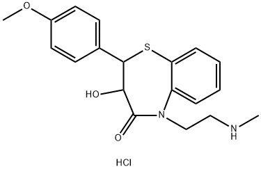 deacetyl-N-monodemethyldiltiazem 结构式