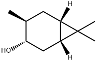 (1R,6S)-4β,7,7-Trimethylbicyclo[4.1.0]heptan-3α-ol 结构式