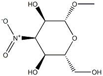 ba-D-Allopyranoside, methyl 3-deoxy-3-nitro- (9CI) 结构式