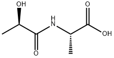 L-Alanine,N-[(2R)-2-hydroxy-1-oxopropyl]-(9CI) 结构式