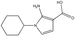 1H-Pyrrole-3-carboxylicacid,2-amino-1-cyclohexyl-(9CI) 结构式