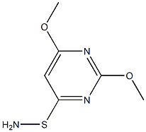 4-Pyrimidinesulfenamide,2,6-dimethoxy-(9CI) 结构式