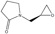 2-Pyrrolidinone,1-[(2S)-oxiranylmethyl]-(9CI) 结构式