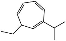 1,3,5-Cycloheptatriene,7-ethyl-2-(1-methylethyl)-(9CI) 结构式