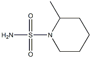 2-甲基哌啶-1-磺酰胺 结构式