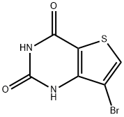 7-bromothieno[3,2-d]pyrimidine-2,4(1H,3H)-dione 结构式