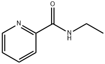 N-乙基-2-吡啶甲酰胺 结构式