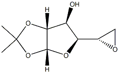 .beta.-L-Idofuranose, 5,6-anhydro-1,2-O-(1-methylethylidene)- 结构式