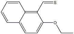 1-Naphthalenecarbothioaldehyde,2-ethoxy-(9CI) 结构式