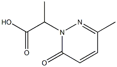 2-(3-甲基-6-氧代-1,6-二氢哒嗪-1-基)丙酸 结构式