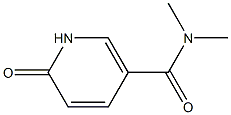 3-Pyridinecarboxamide,1,6-dihydro-N,N-dimethyl-6-oxo-(9CI) 结构式