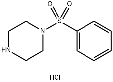 1-(苯磺酰)哌嗪盐酸 结构式