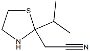 2-Thiazolidineacetonitrile,2-(1-methylethyl)-(9CI) 结构式