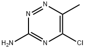 1,2,4-Triazin-3-amine,5-chloro-6-methyl-(9CI) 结构式
