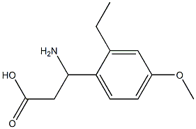 Benzenepropanoic acid, ba-amino-2-ethyl-4-methoxy- (9CI) 结构式