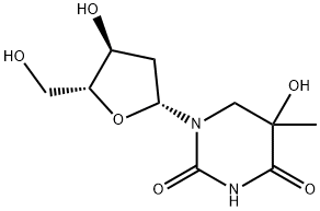 thymidine C5-hydrate 结构式