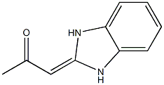 2-Propanone,1-(1,3-dihydro-2H-benzimidazol-2-ylidene)-(9CI) 结构式