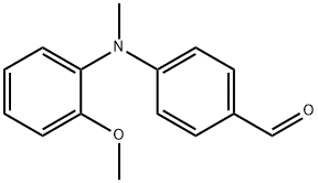 4-((2-甲氧苯基)(甲基)氨基)苯(甲)醛 结构式