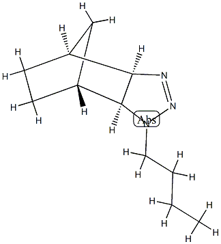 4,7-Methano-1H-benzotriazole,1-butyl-3a,4,5,6,7,7a-hexahydro-,(3aR,4S,7R,7aS)-rel-(9CI) 结构式