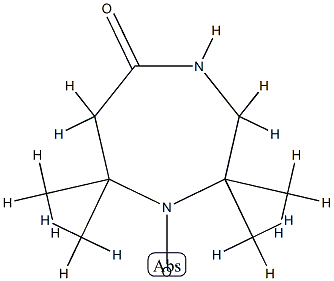 1H-1,4-Diazepin-1-yloxy,hexahydro-2,2,7,7-tetramethyl-5-oxo-(7CI,9CI) 结构式