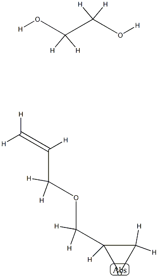 烯丙基缩水甘油醚、乙二醇的共聚物 结构式