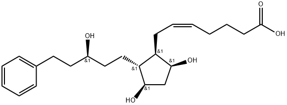 (15S)-Latanoprost Acid 结构式
