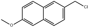 2-(chloromethyl)-6-methoxynaphthalene 结构式