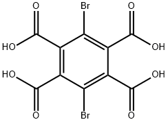 3,6-二溴苯基-1,2,4,5-四甲酸 结构式