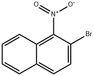 2-bromo-1-nitronaphthalene 结构式