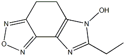 4H-Imidazo[4,5-e]-2,1,3-benzoxadiazole,7-ethyl-5,6-dihydro-6-hydroxy-(9CI) 结构式