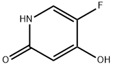 5-氟-4-羟基-2(1H)-吡啶酮 结构式