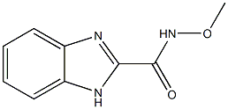 1H-Benzimidazole-2-carboxamide,N-methoxy-(9CI) 结构式