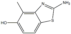 5-Benzothiazolol,2-amino-4-methyl-(9CI) 结构式