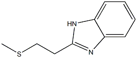 1H-Benzimidazole,2-[2-(methylthio)ethyl]-(9CI) 结构式