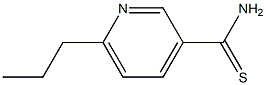 3-Pyridinecarbothioamide,6-propyl-(9CI) 结构式