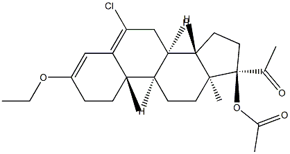 醋酸氯地孕酮EP杂质I 结构式
