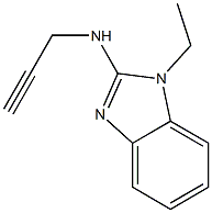 1H-Benzimidazol-2-amine,1-ethyl-N-2-propynyl-(9CI) 结构式