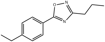 1,2,4-Oxadiazole,5-(4-ethylphenyl)-3-propyl-(9CI) 结构式