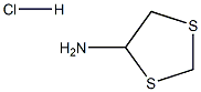 1,2-二硫戊环-4-胺盐酸盐 结构式