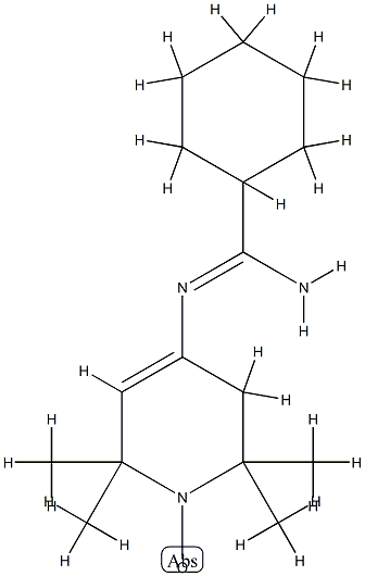 N-(2,2,6,6-tetramethylpiperidyl-1-oxyl) N'- (cyclohexyl)carbodiimide 结构式