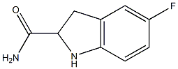 1H-Indole-2-carboxamide,5-fluoro-2,3-dihydro-(9CI) 结构式