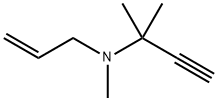 3-Butyn-2-amine,N,2-dimethyl-N-2-propenyl-(9CI) 结构式