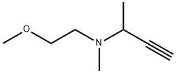 3-Butyn-2-amine,N-(2-methoxyethyl)-N-methyl-(9CI) 结构式