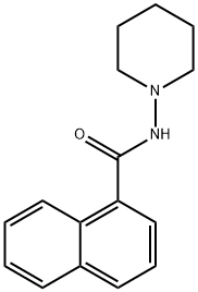 1-Naphthalenecarboxamide,N-1-piperidinyl-(9CI) 结构式