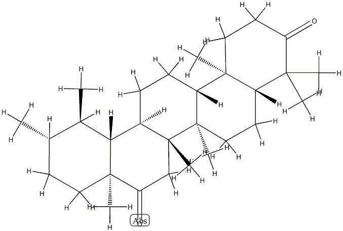 (18α,19α,20β)-Ursane-3,16-dione 结构式