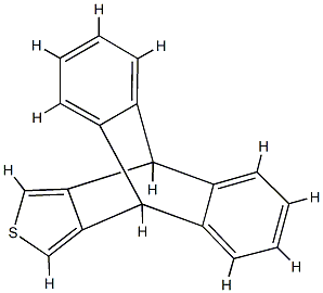 9,10-二氢-9,10-[3,4]噻吩蒽 结构式