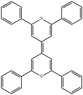 2,2',6,6'-TETRAPHENYL-4,4'-BITHIOPYRANYLIDENE 结构式