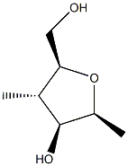 D-Glucitol, 2,5-anhydro-1,4-dideoxy-4-methyl- (9CI) 结构式